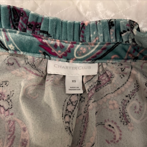 Charter Club paisley top. NWT - Picture 5 of 5